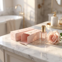Caja de Embalaje Cosmética de Cartón Ecológica y Sostenible de Forma Cuadrada de Lujo, Precio de Fábrica, para Regalos, Cuidado de la Piel y Productos de Belleza