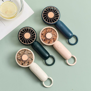 New 2024 OEM Dc <b>Wall</b> Fan Portable Battery Beige Usb Small <b>Desk</b> Mini Handheld Table Fan Corporate Event Gifts - Product Image 1