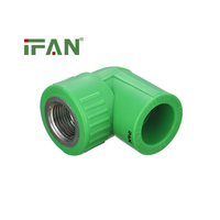 IFAN Prix Abordable Raccords PPR DIN 8077 1/2" - 4" Matériaux de Plomberie Raccords Filetés Mâle-Femelle pour Tuyaux d'Eau