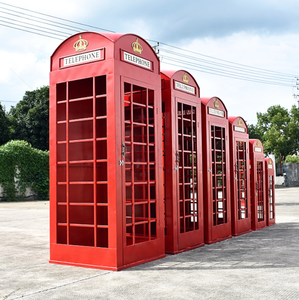 Statue d'ornement de cabine téléphonique extérieure de Guangzhou grande cabine téléphonique décorative prête à l'emploi à vendre - Product Image 2