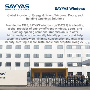 <span class=keywords><strong>Ventana</strong></span> Abatible de <span class=keywords><strong>PVC</strong></span> Serie 88 con Aislamiento Acústico y Doble Acristalamiento para Villas y Apartamentos, Ventanas Sayyas DC88 - Product Image 6