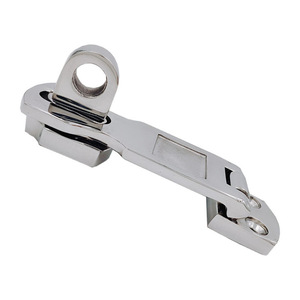 Gancho Giratorio Marino de Acero Inoxidable 316 Pulido de 75x25mm para Puertas de RV y Yates - Product Image 1