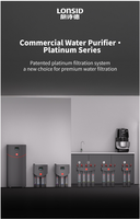 Système de filtration d'eau par osmose inverse à 5 étapes Lonsid Commercial High Flux, haute capacité, bas prix, 600G 1200G