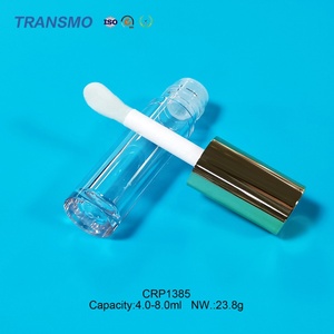 Tube de gloss miniature en or recyclable, tube de correcteur liquide personnalisable, tube de gloss vide doré de 4 ml - Product Image 5