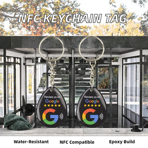 थोक अनुकूलित स्मार्ट nfc Rfid एक्सेस कार्ड कीचेन मिनी टैग एपॉक्सी लेबल 125Khz 1k व्यवसाय कार्ड भुगतान होटल pvc पालतू - Product Image 2