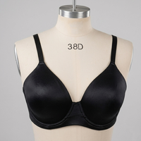 Soutien-gorge à armatures en satin grande taille pour femme, couvrant entièrement la poitrine, respirant, fin, sans couture, bretelles convertibles, soutien quotidien, lissant, ODM