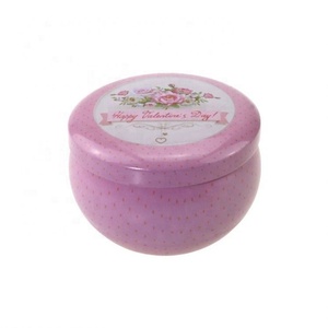 Venta al por mayor de latas de metal redondas de 2.2oz y 4oz para dulces, cajas de regalo, tarros de hojalata para té y tarros para velas aromáticas - Product Image 5