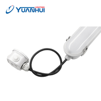 Luminaire imperméable d'atelier de lampe de plafond de preuve de temps monté par Surface d'entrepôt de 3FT 6FT 7FT