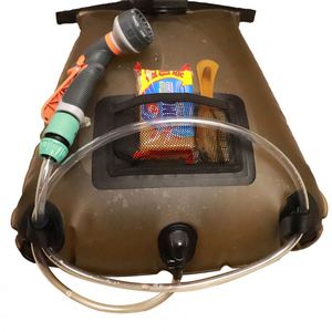 Échantillon gratuit : Sac de douche solaire 20L portable avec interrupteur marche/arrêt et pommeau de douche amovible pour les voyages en plein air, la randonnée et la plage - Product Image 4