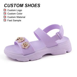 Sandali da spiaggia OLICOM personalizzabili con logo, alla moda, per bambine, casual, con punta aperta, traspiranti, antiscivolo, leggeri. - Product Image 2