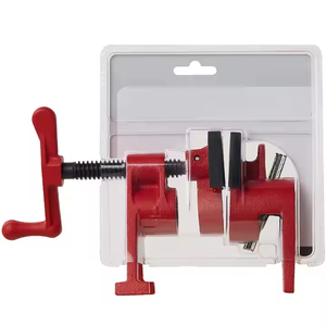 3/4" Heavy Duty Pipe <b>Clamp</b> Set, Cast Iron Bar <b>Clamp</b> with Quick Release, Woodworking Gluing <b>Clamps</b> for Furniture Making, Cabinet - Product Image 3
