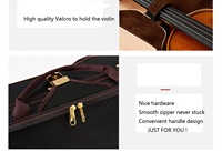 Étui pour violon en mousse oxford oblong pleine grandeur 1/8 1/4 1/2 3/4 4/4 vente en gros