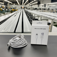 Kabel Data USB Type-C Pengisian Cepat Grosir Pabrik 1m Berlapis PVC Kabel Daya Kompatibel untuk Penggunaan Mobil dan Ponsel