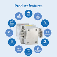 Pompe à engrenages magnétique haute température 316L |   Pompe à liquide de refroidissement pour usinage 750W 1HP |   Pompe de circulation d'eau durable à 5 bars