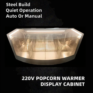 Vitrina Exhibidora de Palomitas Personalizada 110-220V, Nueva Máquina Calentadora de Palomitas para Mostrador, Ideal para Uso en Cines y Salas de <span class=keywords><strong>Cine</strong></span> - Product Image 1