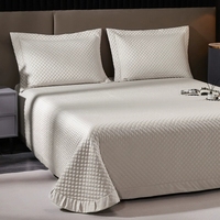 Ensemble de couvre-lit de luxe en coton, taie d'oreiller, couvre-lit matelassé, couvre-lit, couvre-lit, ensemble de couvre-lit 3 pièces