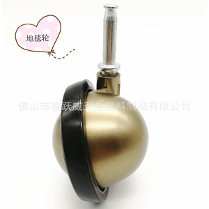70mm Zinc Alloy <b>Carpet</b> Wheel Swivel Silent Furniture Caster For Hotel Use - Product Image 1