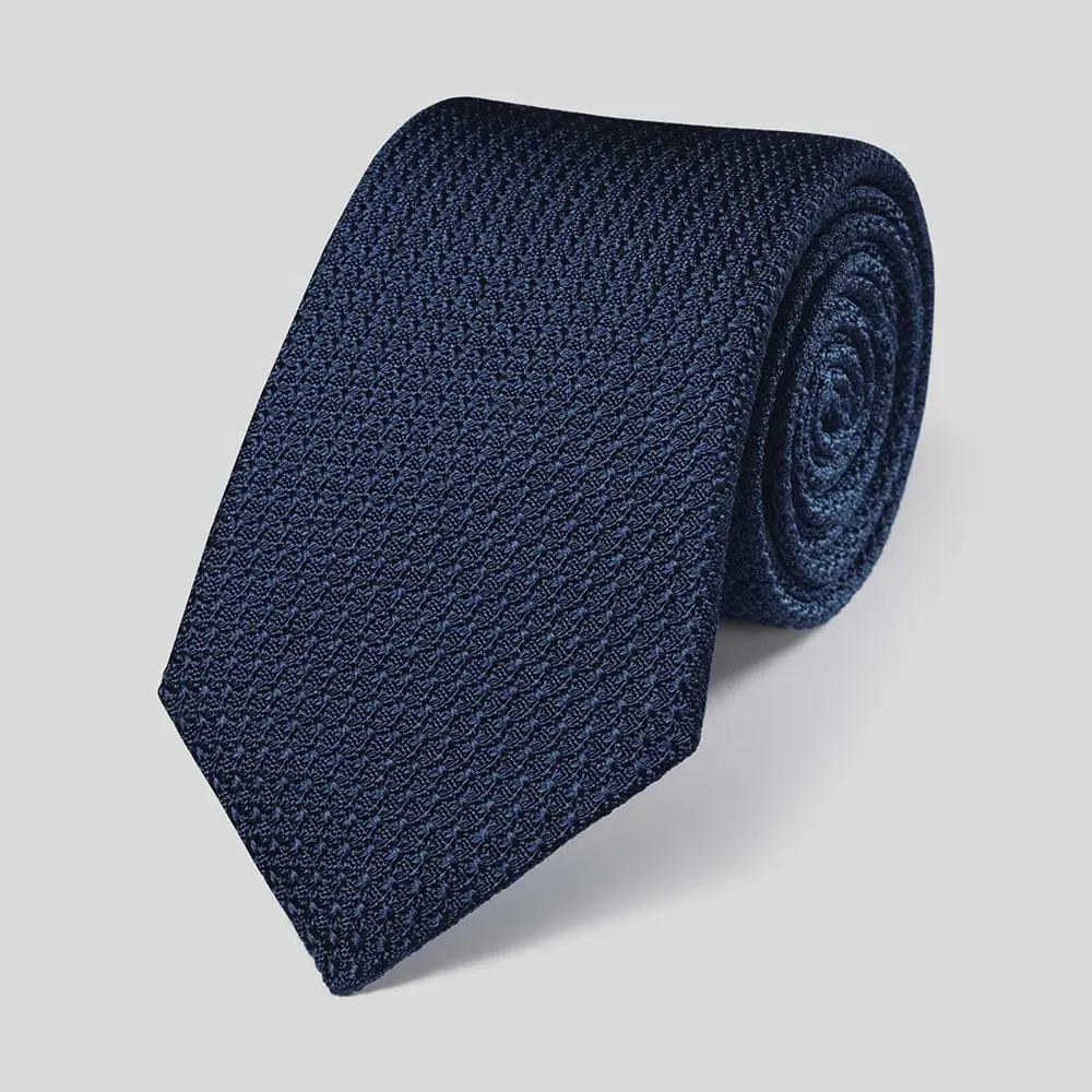 Галстук XINLI, готовый к отправке, 100% Шелковый Вязаный Галстук, синий галстук из гренадина