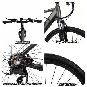 Bicicleta Eléctrica YANGOR H700 36V para Mujer, 250W, Todoterreno, Disponible en Almacén de Polonia, UE - Product Image 2