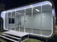 Maison Capsule Apple Populaire 2026 avec Vitre Unidirectionnelle, Bonne Confidentialité, Installation Facile et Maison Conteneur Écologique
