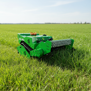 เครื่องตัดหญ้าแบบรีโมทคอนโทรลระดับมืออาชีพสำหรับอุตสาหกรรมและงาน DIY ขนาด 24V 30 นิ้ว โครงเหล็ก พร้อมใบมีดแบบ Flail สำหรับงานสวน - Product Image 2
