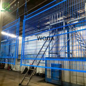 Clôture temporaire canadienne 6*10 pieds, clôture en treillis soudé portable avec pieds en plastique - Product Image 2