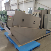 Mesin Pengolahan Lumpur Minyak IEPP Multi-dish Screw Press Dehydrator DAF Scum Slurry Kontrol PLC Pompa Stainless Steel 3000L/H