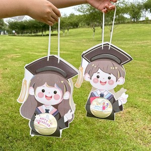 Decorazione per <span class=keywords><strong>Torta</strong></span> di Laurea 2026, Simpatici Dottori e Dottorine, Palline di Mousse, Scatola Portatile, Sacchetto Regalo, <span class=keywords><strong>Torta</strong></span> di Carta - Product Image 2