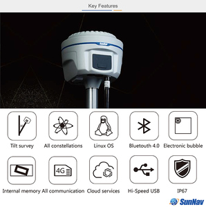 דיוק גבוה gps דרום גלקסי g1 גרסת IMU פונקציית <span class=keywords><strong>GNSS</strong></span> <span class=keywords><strong>RTK</strong></span> מקלט <span class=keywords><strong>i90</strong></span> GPS <span class=keywords><strong>RTK</strong></span> - Product Image 5