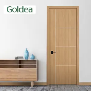 Cheaper Strips Wood Door Miami Wood Doors Mdf Flush Wood Door