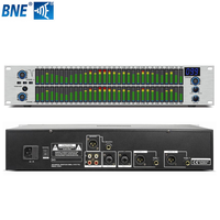 Égaliseur graphique numérique professionnel EQ-312, double égaliseur stéréo 31 bandes avec affichage spectrale LED, réduction du bruit, processeur audio