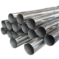 Tuyau/Tube Rond en Acier Inoxydable ASTM 304 316L Sans Soudure 4mm avec Finition de Surface BA, Services de Construction, Pliage, Découpe et Soudage
