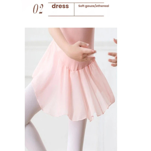 Body da Danza per Bambine Ballet Little <span class=keywords><strong>Angel</strong></span>, Unitard con Gonna Approvato per Esami - Product Image 2