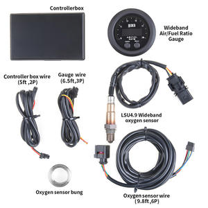 Nouveau stock américain, jauge de rapport air/carburant ultra-mince de 52 mm, série S, affichage numérique LED avec capteur O2 large bande, 12 V, garantie de 3 ans - Product Image 3