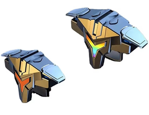 Sarafox Y1 RGB - Gatillos de Juego para Teléfono Móvil con Vibración L1R1, Botón de Disparo Electrónico de 4 Velocidades para PUBG - Product Image 1