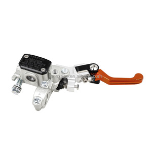 Maître-<span class=keywords><strong>cylindre</strong></span> de frein avant blanc argenté avec levier pliable, pompe de frein hydraulique, pièces de rechange pour moto tout-terrain <span class=keywords><strong>KTM</strong></span> - Product Image 4