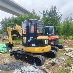 Mini-excavatrice sur chenilles hydraulique d'occasion Caterpillar Cat305CCR, CAT305.5, 305ECR, 305CCR avec moteur Cummins et brise-roche - Product Image 6