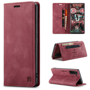 เคสแม่เหล็กแรงสูง Autspace Fantasy สำหรับ <span class=keywords><strong>Samsung</strong></span> Galaxy S22 ปิดอัตโนมัติ  กระเป๋าโทรศัพท์มือถือ  วัสดุ TPU  พร้อมอุปกรณ์เสริม  ผลิตจาก PU - Product Image 1