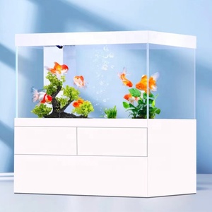 Factory Direct Sale CADE Ultra-white Acrylic <strong>400L</strong> Eco-Friendly <strong>Aquarium</strong> for Home Living Room Grass Coral Tanks Small Fish - Product Image 3