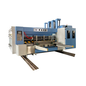 Alimentador de borde de plomo Impresora flexográfica completamente automática Slotter Máquina Troqueladora con apilador para producción de cajas de cartón corrugado - Product Image 3