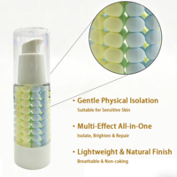 Crème de base équilibrante en forme de capsule, respirante, à libération micro-capsulaire de précision, longue tenue, correction de la couleur, maquillage