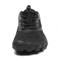Chaussures décontractées pour hommes entièrement noires, chaussures de plage, chaussures de marche en plein air, chaussures aquatiques