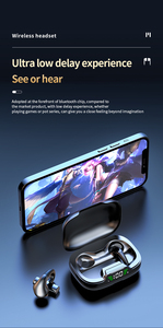 Jr03 xương dẫn khái niệm TWS Tai nghe không dây <span class=keywords><strong>Bluetooth</strong></span> 5.3 Tai nghe tai clip điều khiển cảm ứng Earbuds thể thao tai nghe - Product Image 5