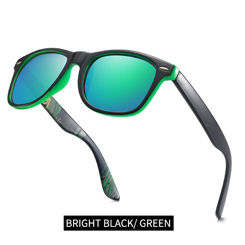 Bright black green