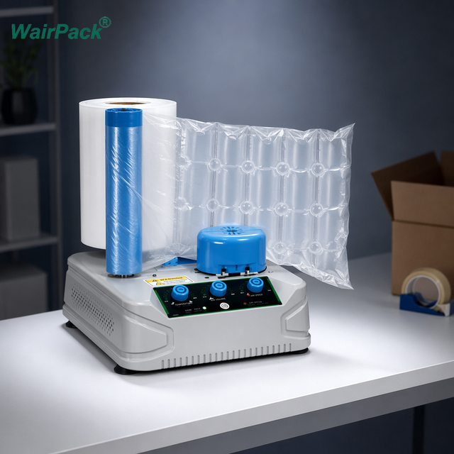 Professional Industrial Automatic High Productivity Bubble Wrap Machine Motor Electric 110V/220V Air Cushion Packaging Film for