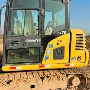 Excavadora Usada Komatsu PC70 de Japón, Excavadora Original Komatsu PC50 PC55 PC56 PC60, Excavadora de Segunda Mano de 7 Toneladas, Mini Excavadora - Product Image 3