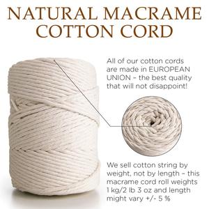 Macramé tenture murale Boho Chic <span class=keywords><strong>tapisserie</strong></span> tissée-crème Beige bohème gland <span class=keywords><strong>Art</strong></span> coton corde tissé grand rideau de décoration murale - Product Image 6