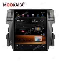 Harga Pabrik Android 11.0 8 + 128GB TESLA STYLE untuk Honda Civic 2016 2017 2018 2019 Pemutar Multimedia Auto Radio Mobil Stereo DVD