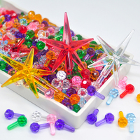 Ornement lumineux en forme de globe à facettes pour sapin de Noël en plastique, perles lumineuses multicolores, ampoules de remplacement DIY, personnalisation usine, tendance