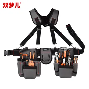 Tùy chỉnh Hot Bán Heavy Duty thợ mộc chuyên nghiệp xây dựng 1680 Oxford công cụ Túi vành đai Sling Kit